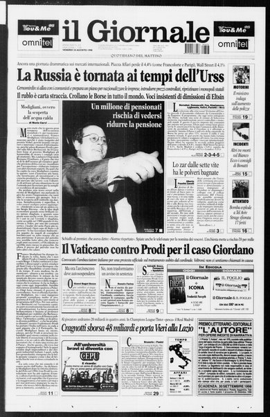 Il giornale : quotidiano del mattino